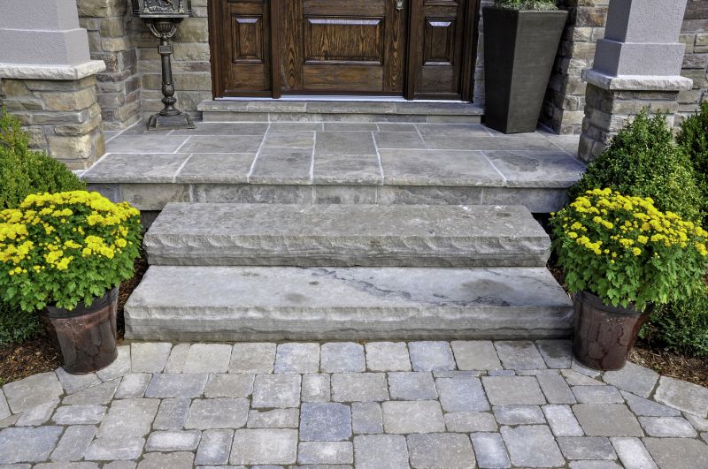 Elegant Pavers Entryway